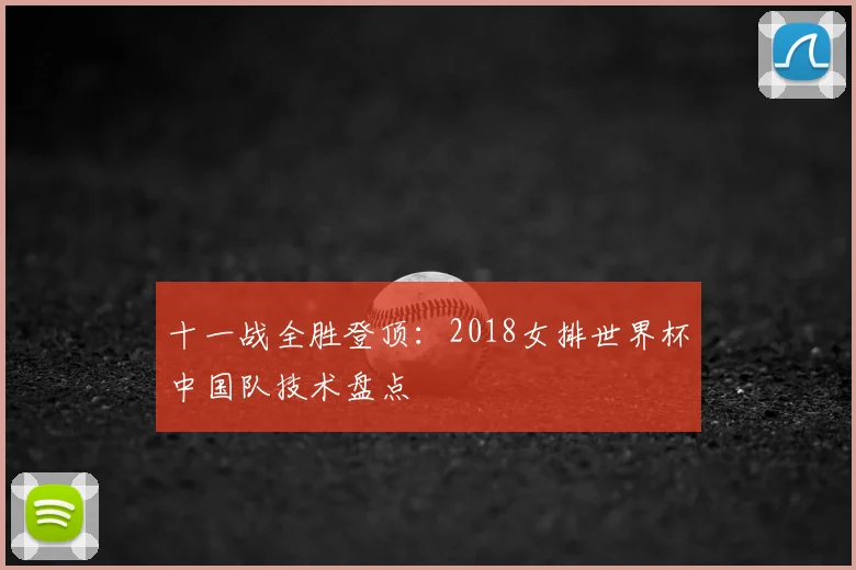 十一战全胜登顶：2018女排世界杯中国队技术盘点