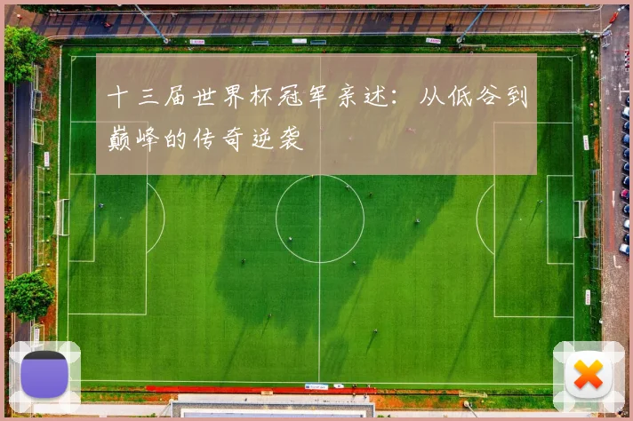 十三届世界杯冠军亲述：从低谷到巅峰的传奇逆袭